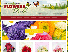 Tablet Screenshot of flowersofthefield.net